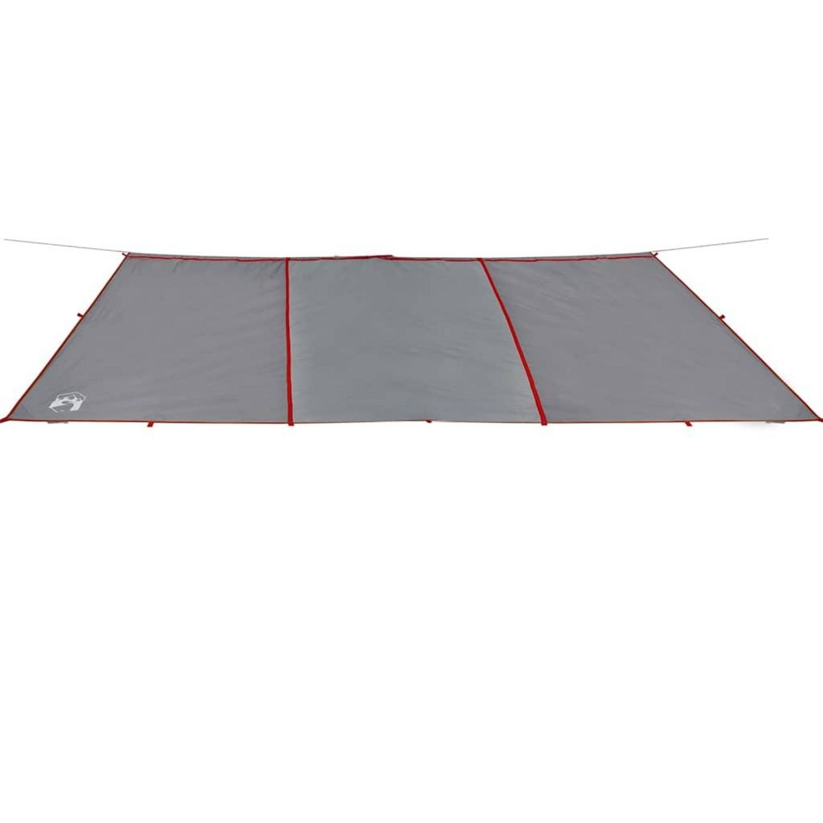 VIDAXL Bache de camping gris et orange 420x440 cm impermeable