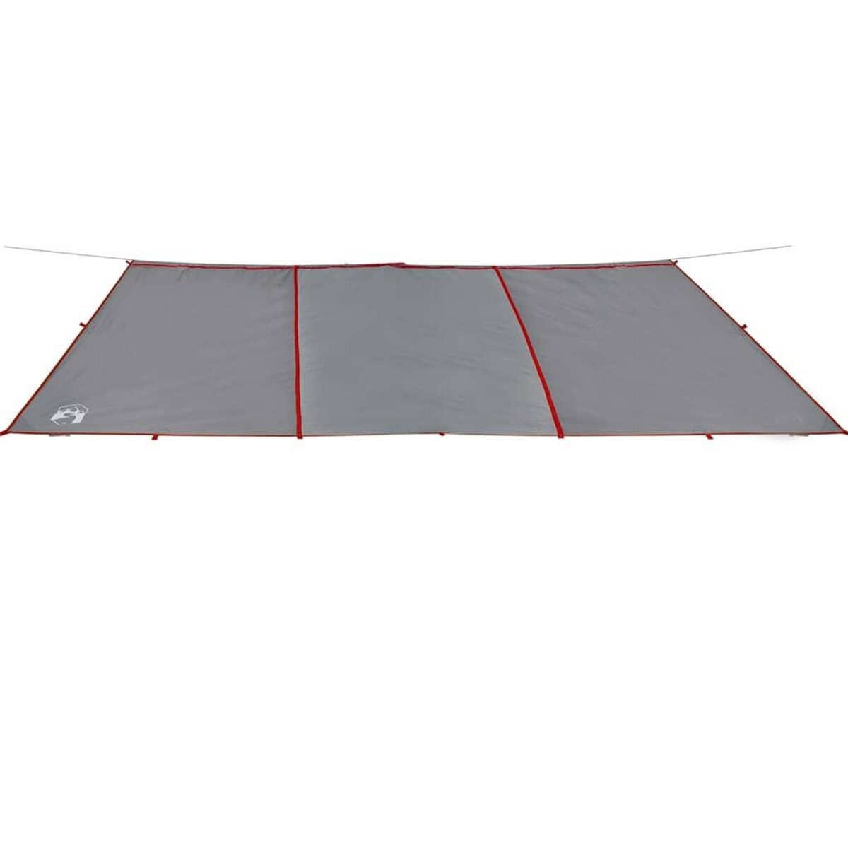 VIDAXL Bache de camping gris et orange 420x440 cm impermeable