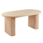 Paris Prix Table Ovale Effet Travertin  Miriam  180cm Beige