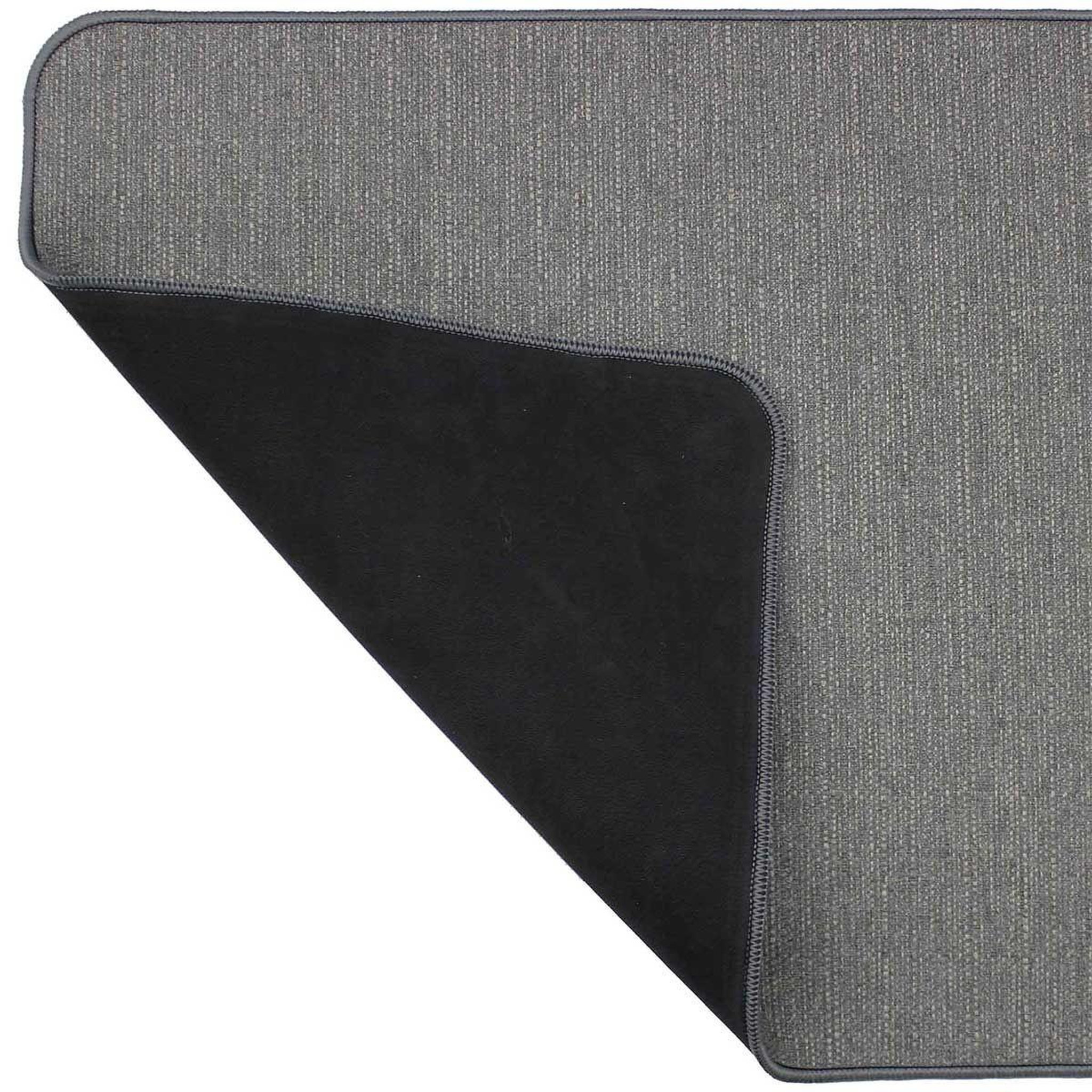 Voir la diapositive 2 : Douceur d'Intérieur Tapis déco tissé uni  manea  45x120cm gris