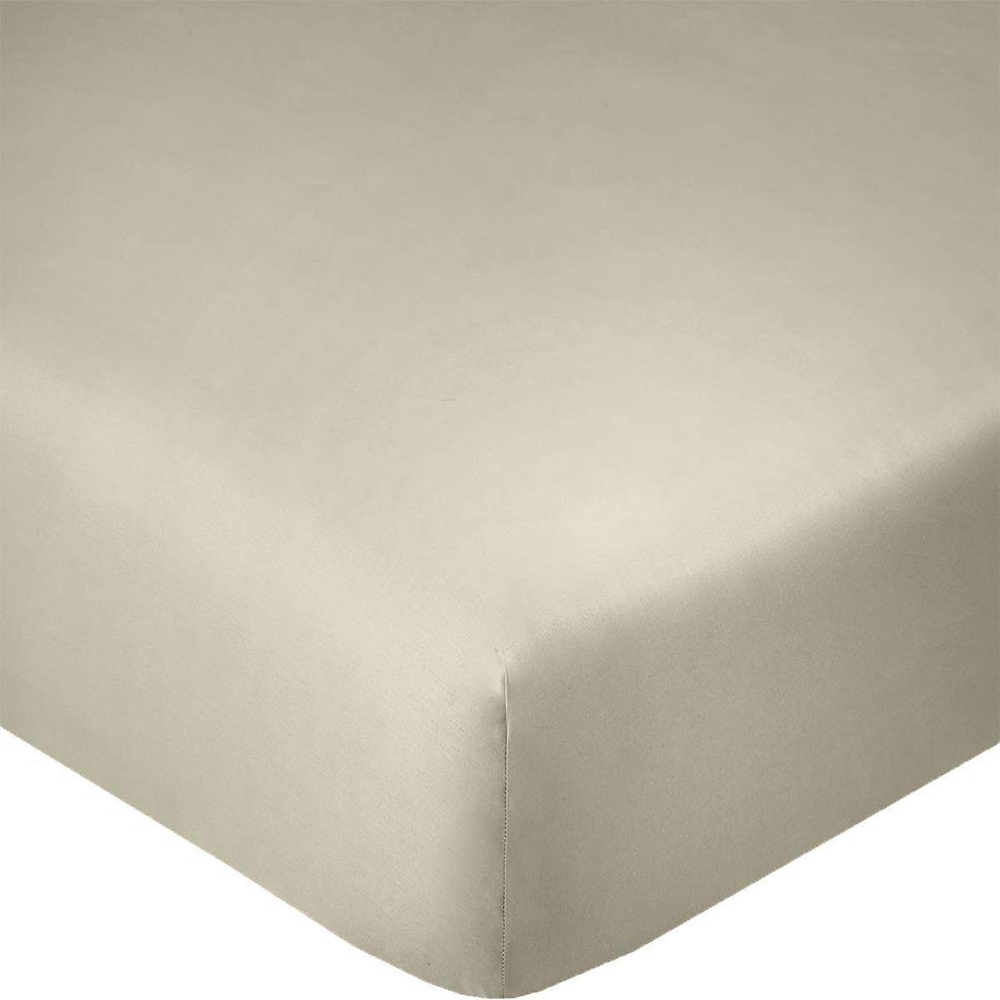 Voir la diapositive 1 : Home collection 2 draps housse bonnet 35cm 100% coton 57fils