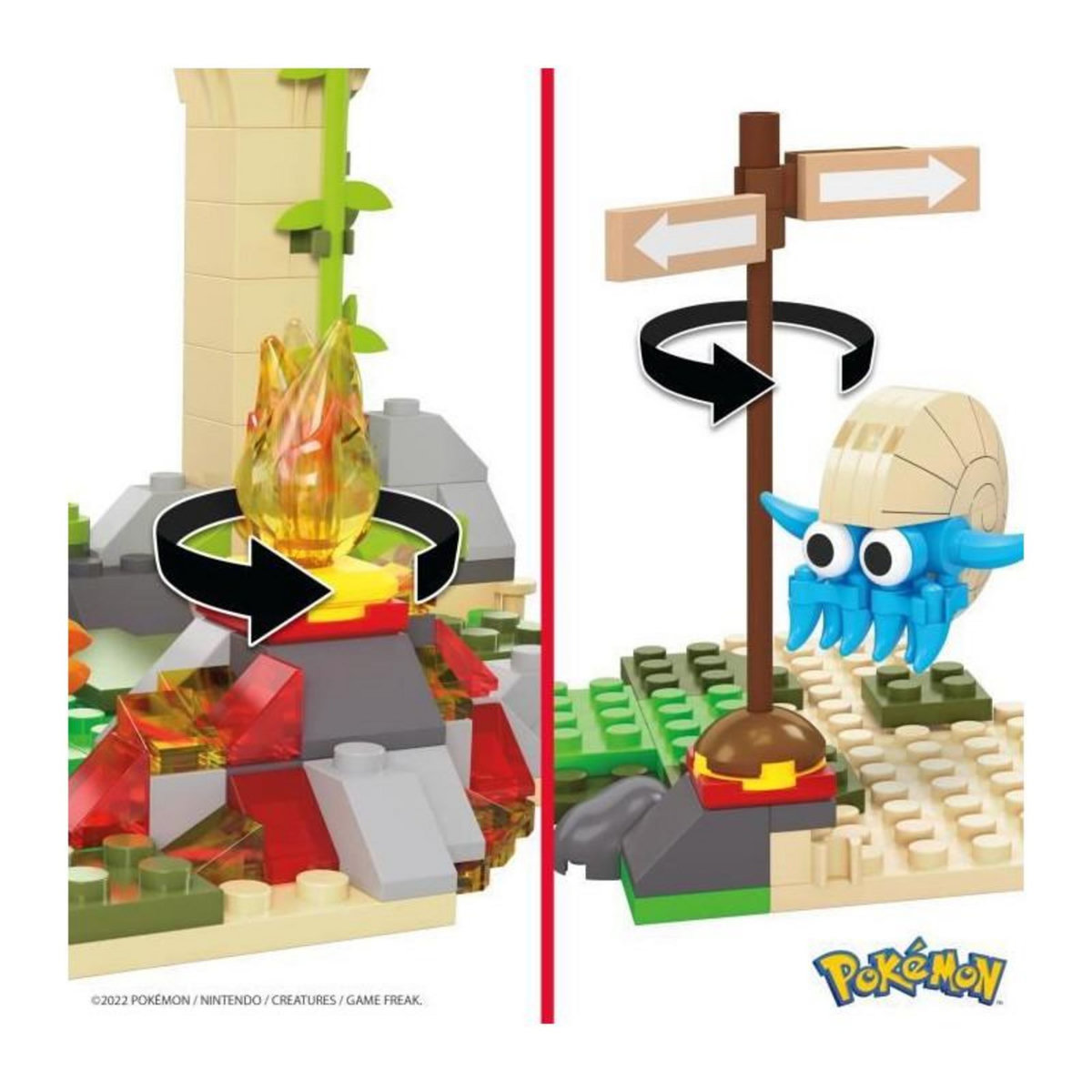 MEGA CONSTRUX MEGA CONSTRUX - POKEMON - Les Ruines Oubliees - jouet de construction - 6 ans et +