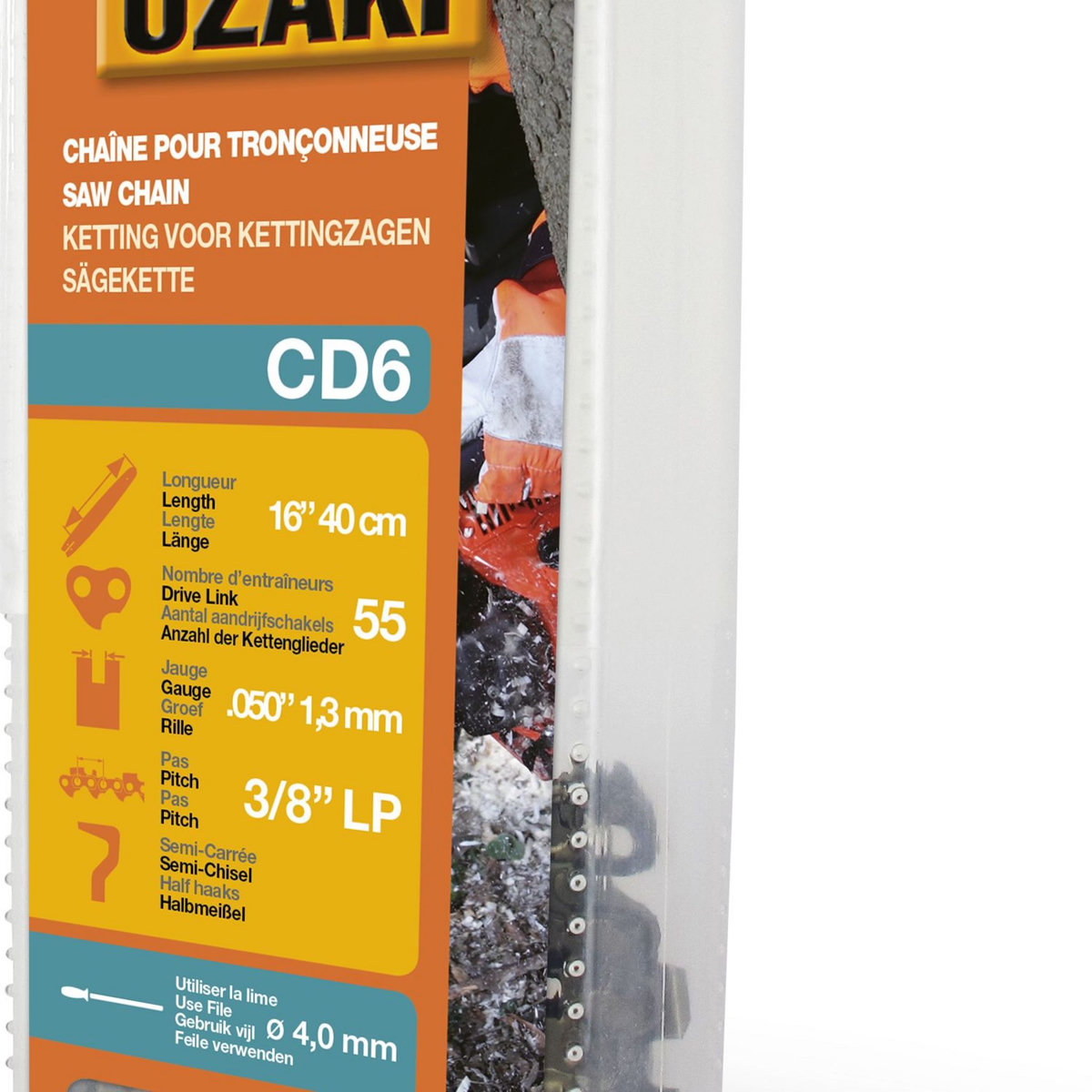 OZAKI Chaîne tronçonneuse - 3/8 LP E55