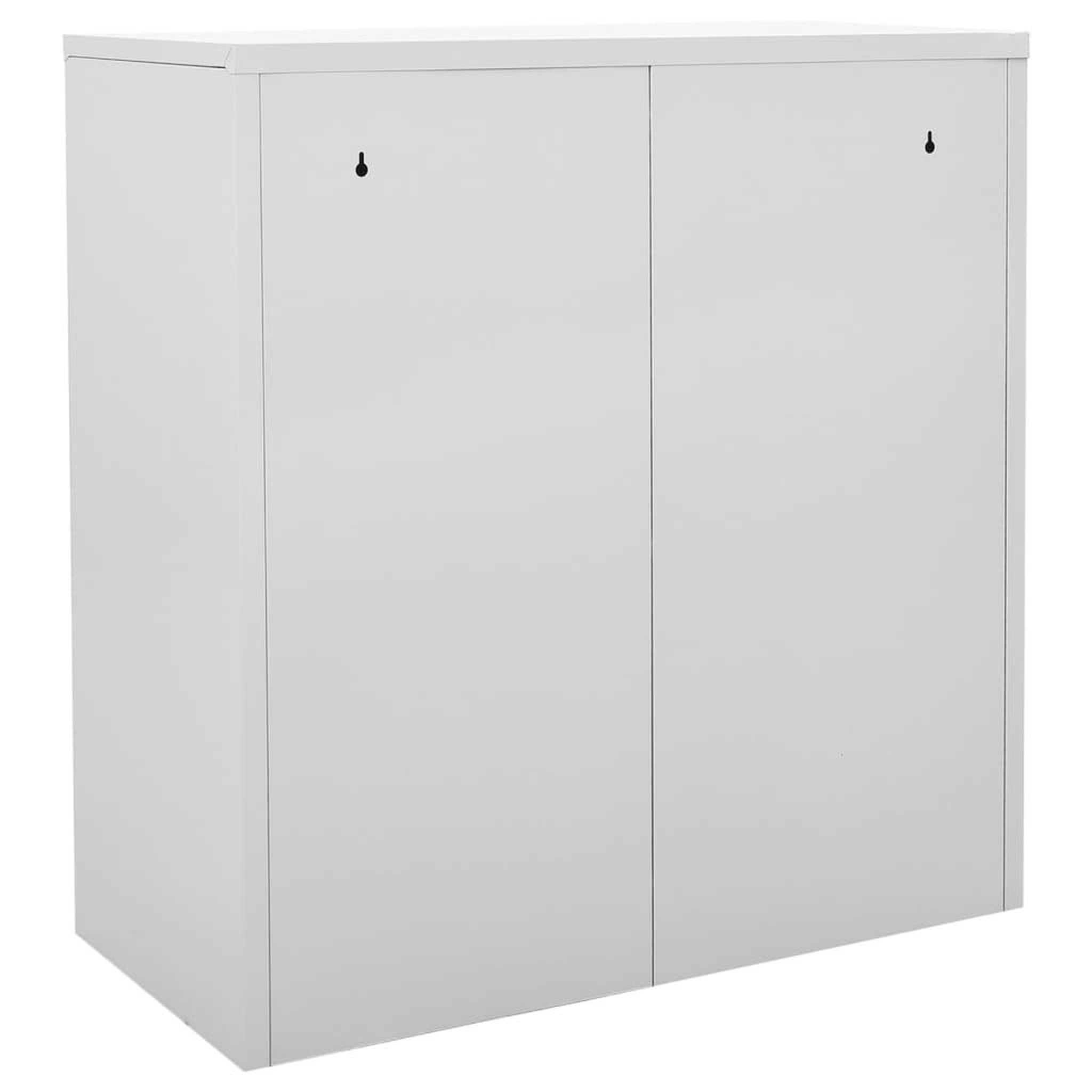Voir la diapositive 5 : VIDAXL Armoires a casiers 2 pcs Gris clair et vert 90x45x92,5 cm Acier