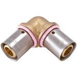 CENTRALE BRICO Raccord coudé 90° à sertir laiton D.12 pour tube en per