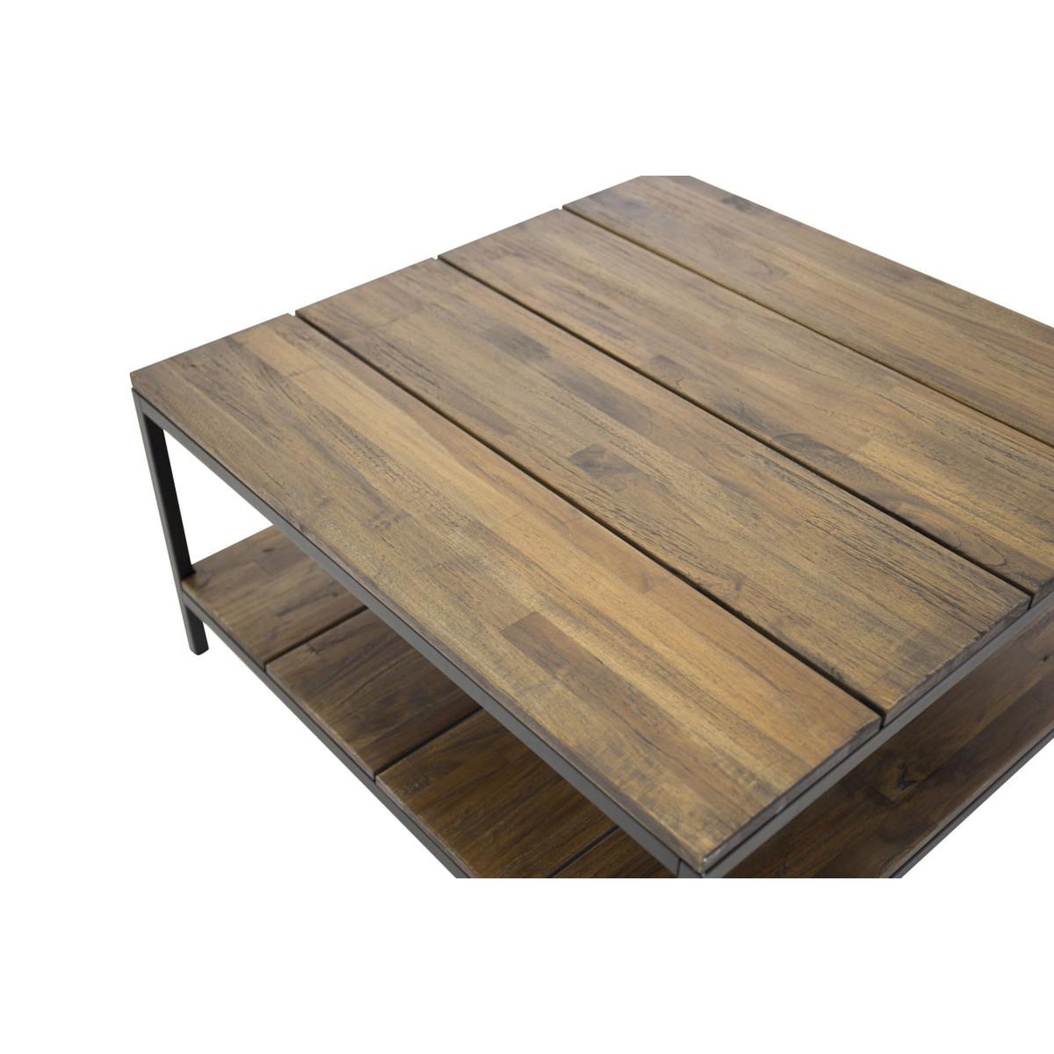 Voir la diapositive 4 : Paris Prix Table basse en teck  padang  80cm naturel