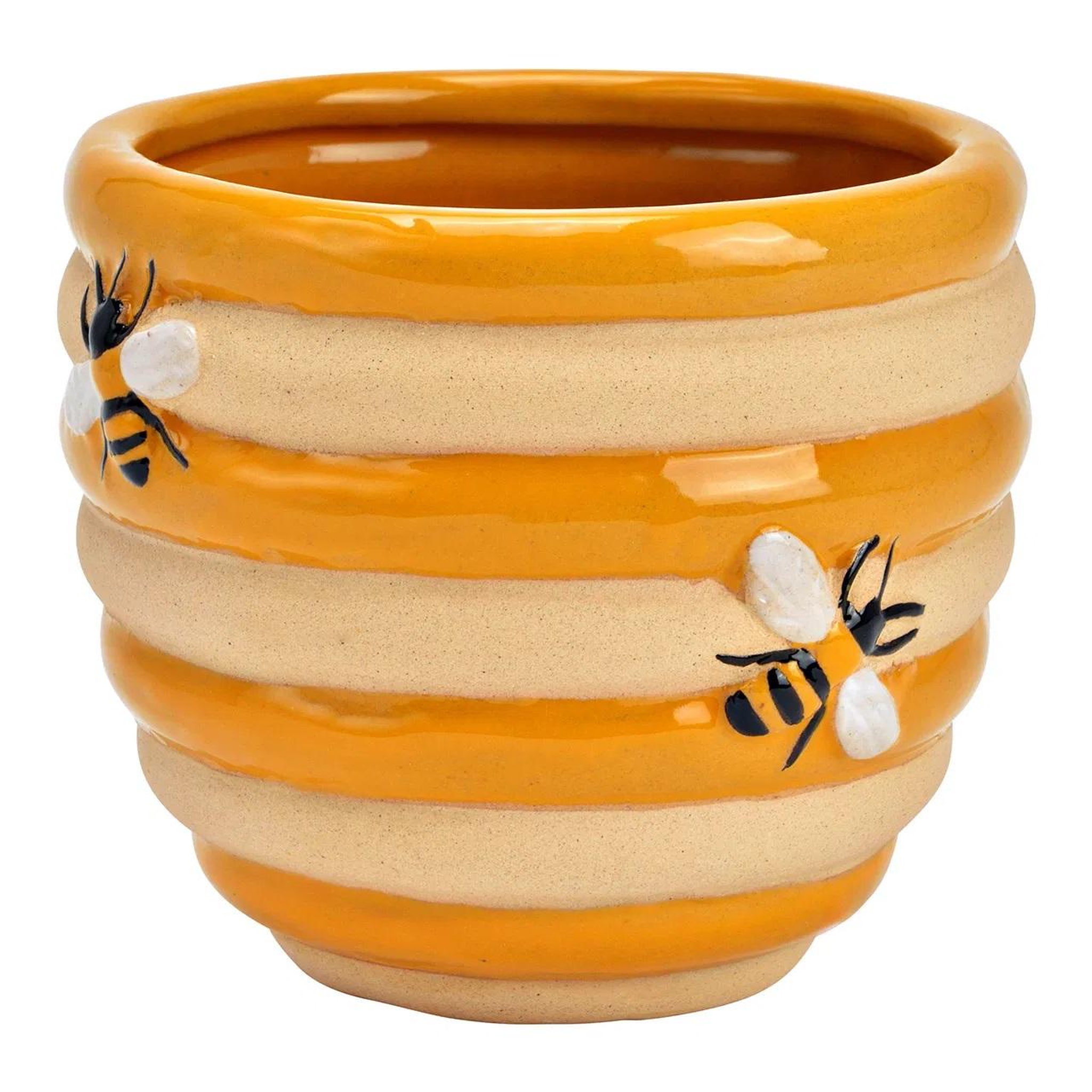 Eden Pot de fleurs ruche en faïence 12 x 10 x 12 cm