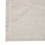 Voir la diapositive 2 : SECRET DE GOURMET Set de Table en Lin  Elina  30x45cm Gris
