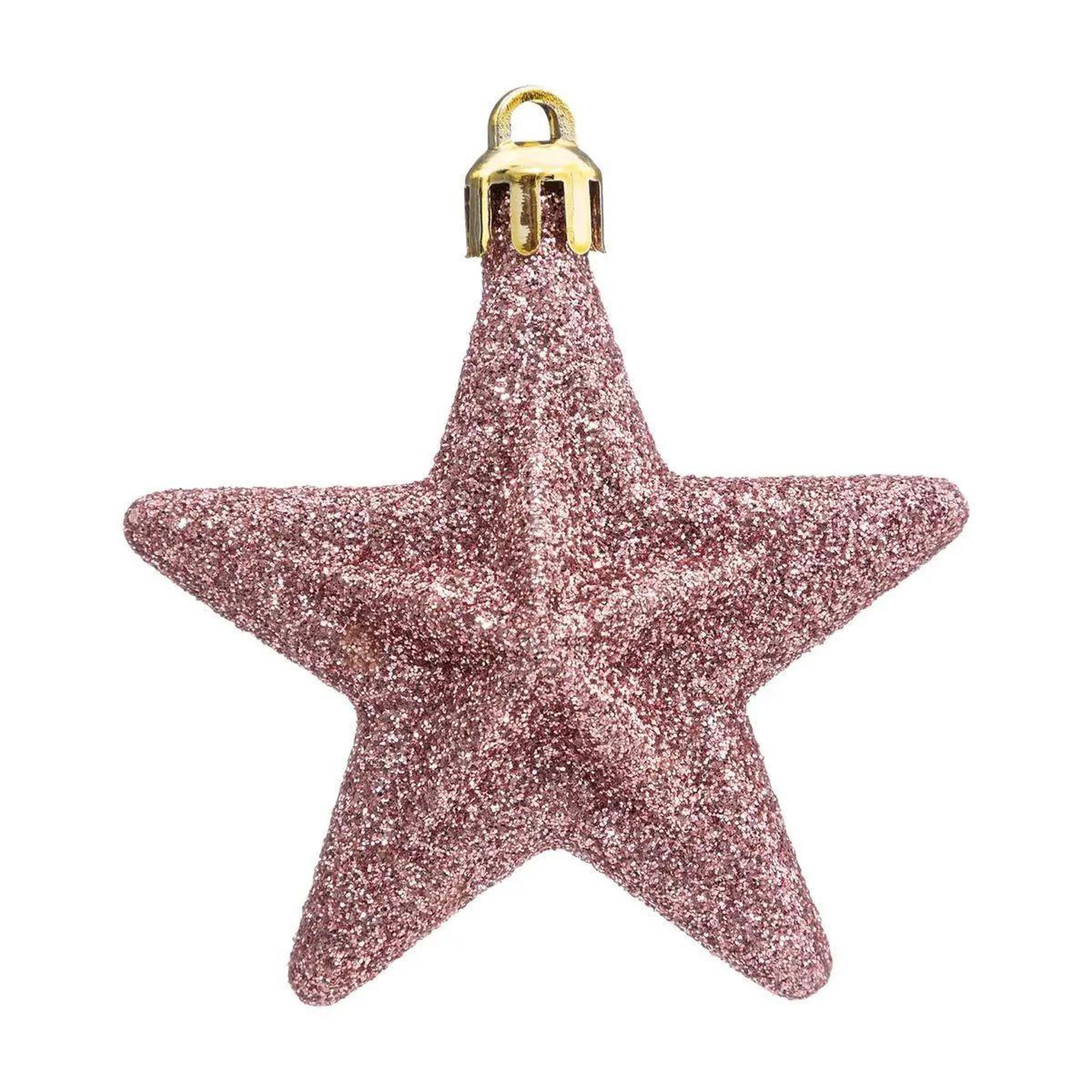 Voir la diapositive 2 : ATMOSPHERA Sujet de noël 6 pièces  nouvelle orléans  7cm rose