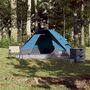 Voir la diapositive 3 : VIDAXL Tente de camping a dome 2 personnes bleu impermeable