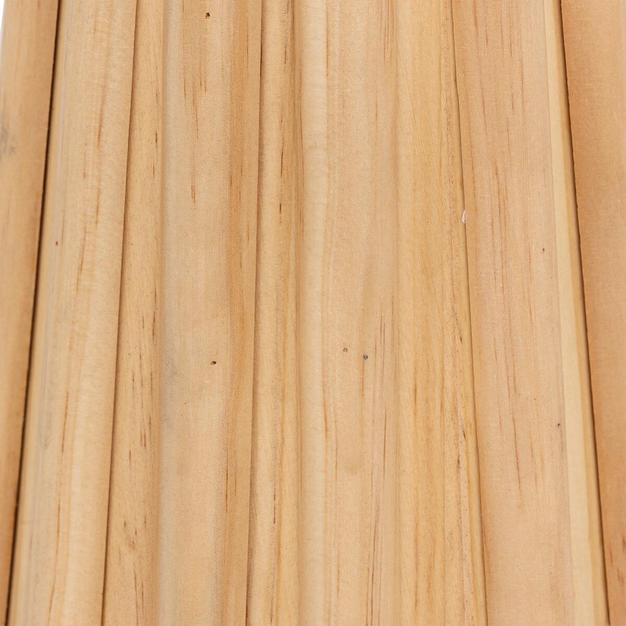 Voir la diapositive 3 : ATMOSPHERA Lampe à poser en bois  adon  53cm naturel