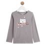Voir la diapositive 1 : IN EXTENSO T-shirt manches longues chat fille
