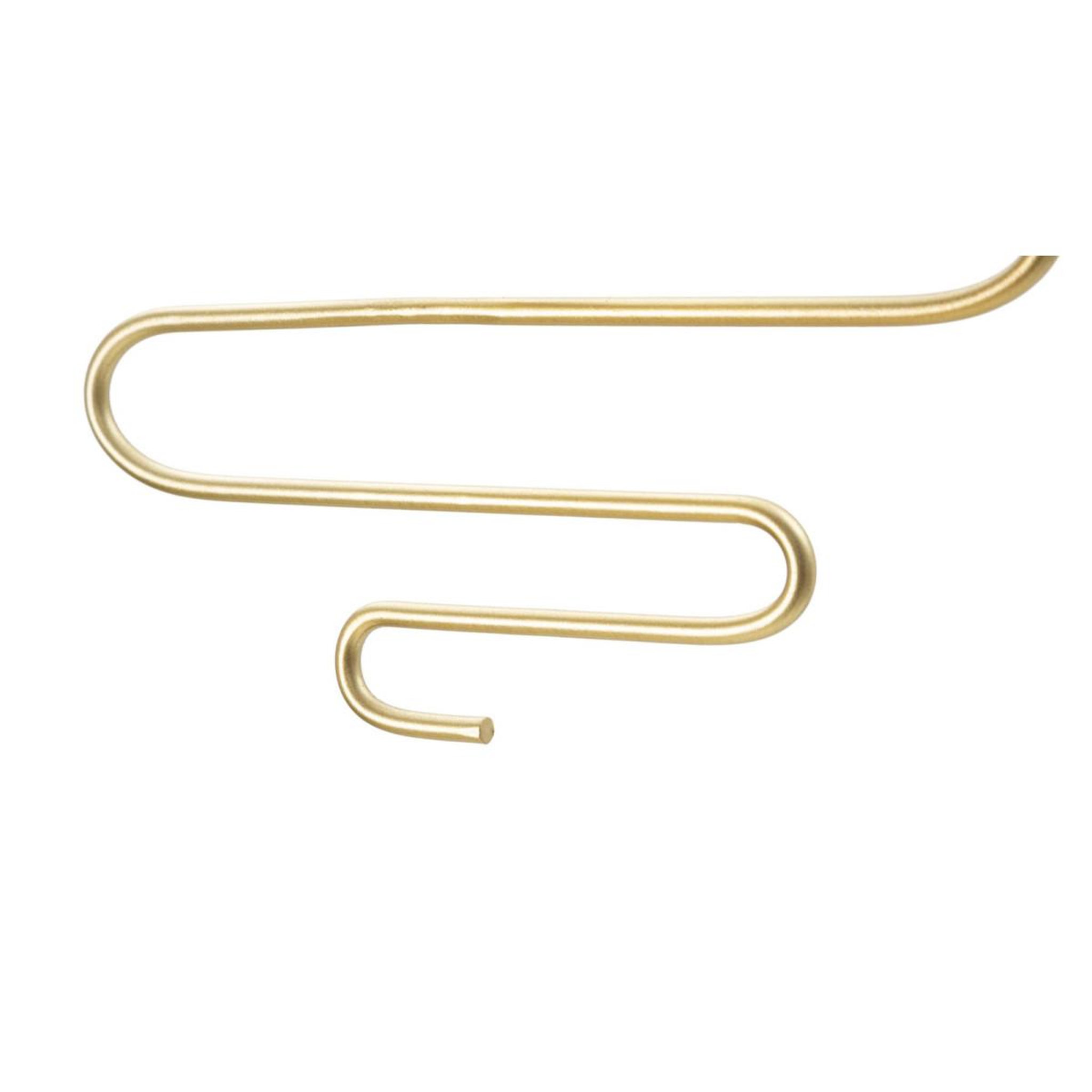 Voir la diapositive 4 : Paris Prix Lot de 2 bougeoirs muraux en métal  alid  34cm or