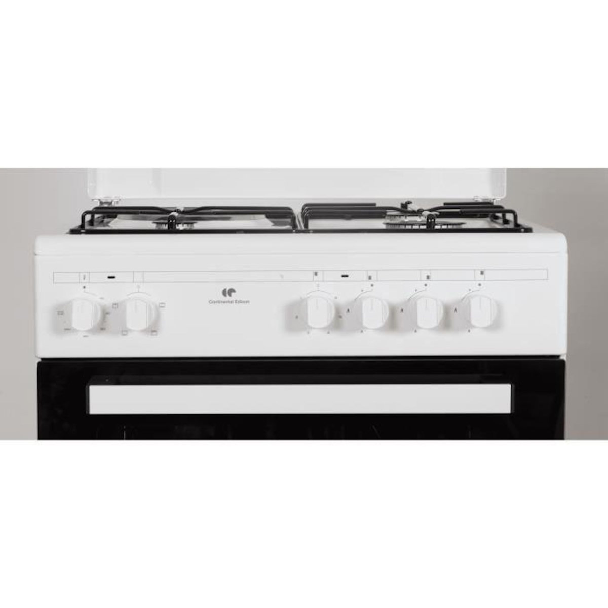 CONTINENTAL EDISON Cuisinière mixte – 3 feux gaz + 1 électrique – Blanc – Continental Edison CECM60FCW
