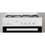 Voir la diapositive 2 : CONTINENTAL EDISON Cuisinière mixte – 3 feux gaz + 1 électrique – Blanc – Continental Edison CECM60FCW