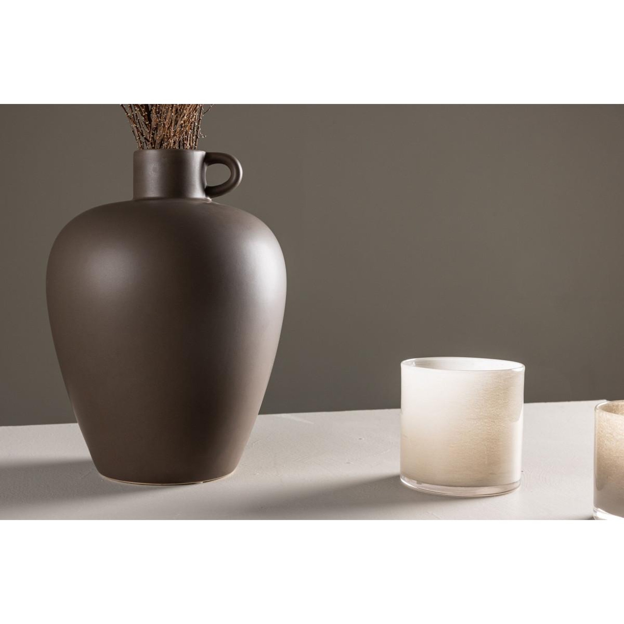 Voir la diapositive 6 : Paris Prix Vase urne en céramique  cent  33cm marron