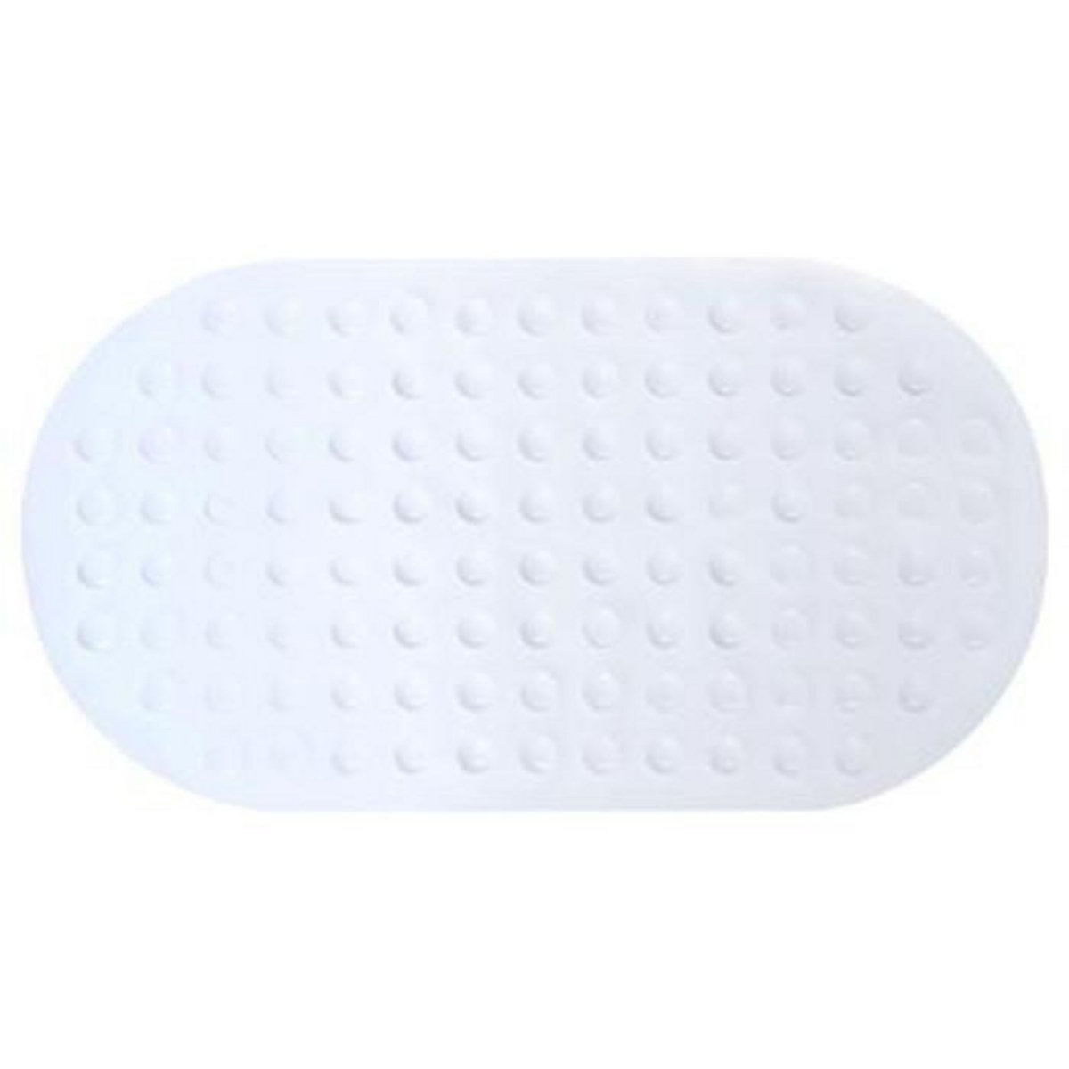 B BASIC & CO Fond de Bain PVC  Anti-Dérapant  37x68cm Blanc