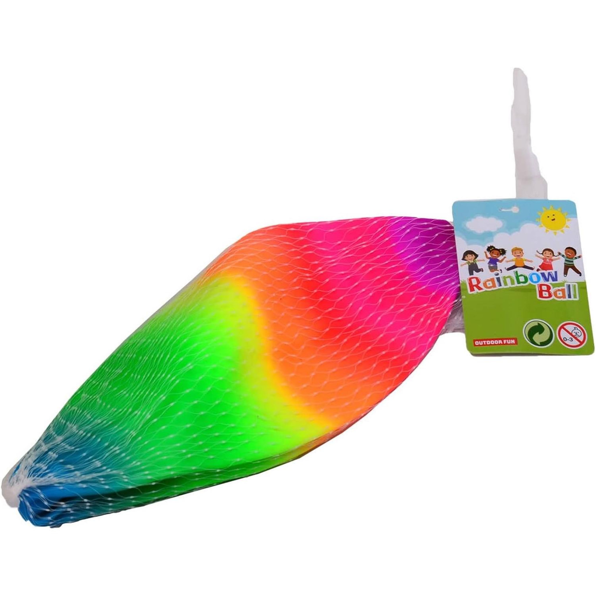 JohnToy Outdoor Fun Balle arc-en-ciel pas cher - Auchan.fr