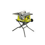 Ryobi Scie sur table électrique RYOBI 1800W 254mm - piètement rétractable - roues - extension - RTS1800EF