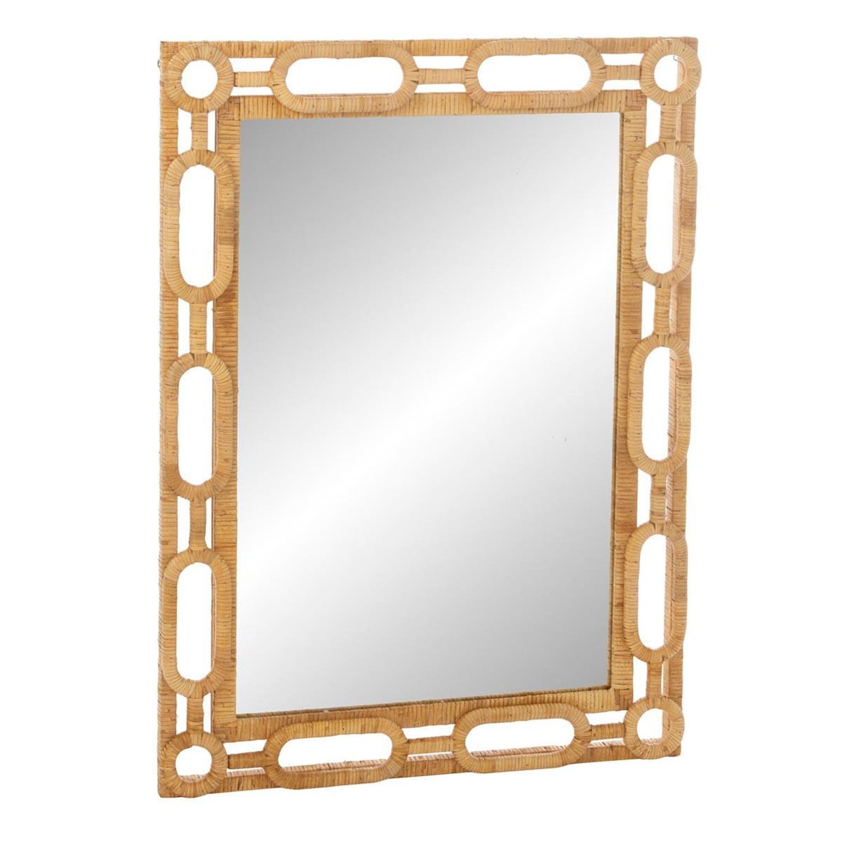 Paris Prix Miroir Mural en Rotin  Ring  101cm Naturel