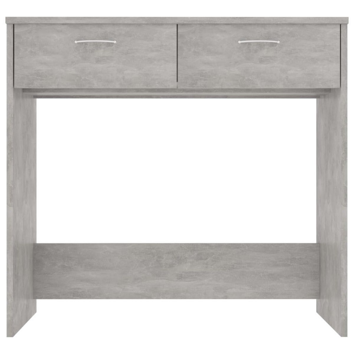 VIDAXL Bureau Gris beton 80x40x75 cm Bois d'ingenierie