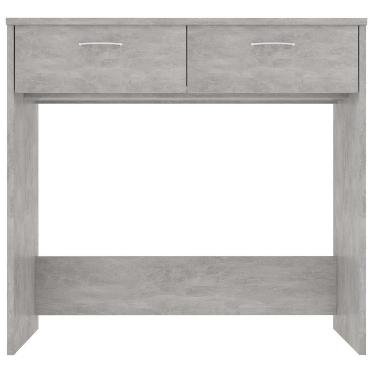 VIDAXL Bureau Gris beton 80x40x75 cm Bois d'ingenierie