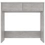 Voir la diapositive 3 : VIDAXL Bureau Gris beton 80x40x75 cm Bois d'ingenierie