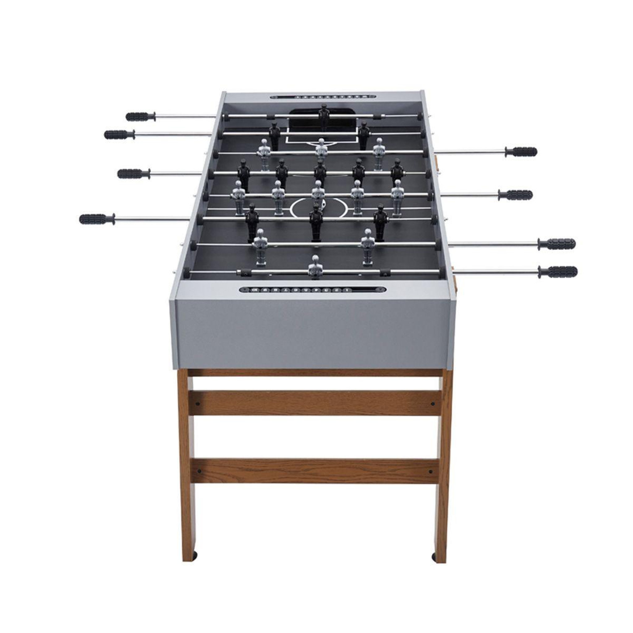 Voir la diapositive 5 : DE FAUGERES Baby foot  rabio  122cm gris & naturel