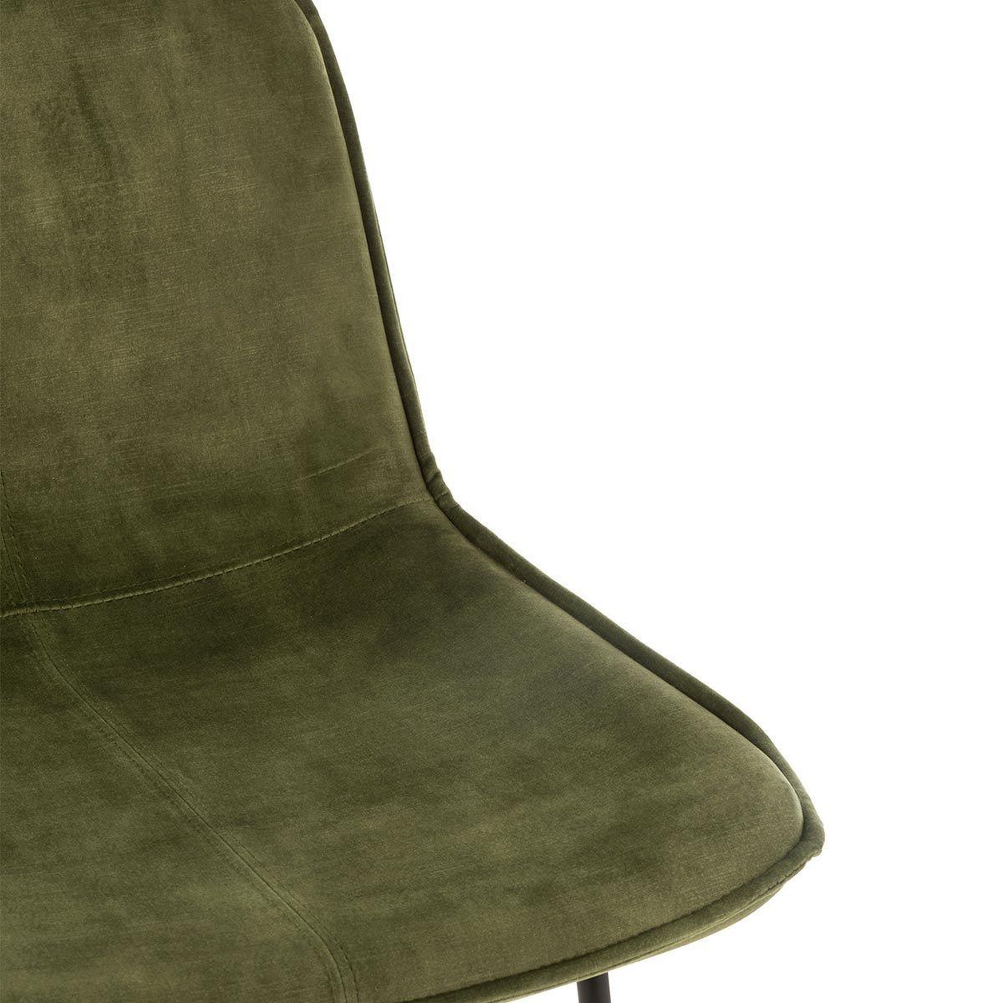 Voir la diapositive 6 : J-LINE Chaise de bar design  laurent  103cm vert