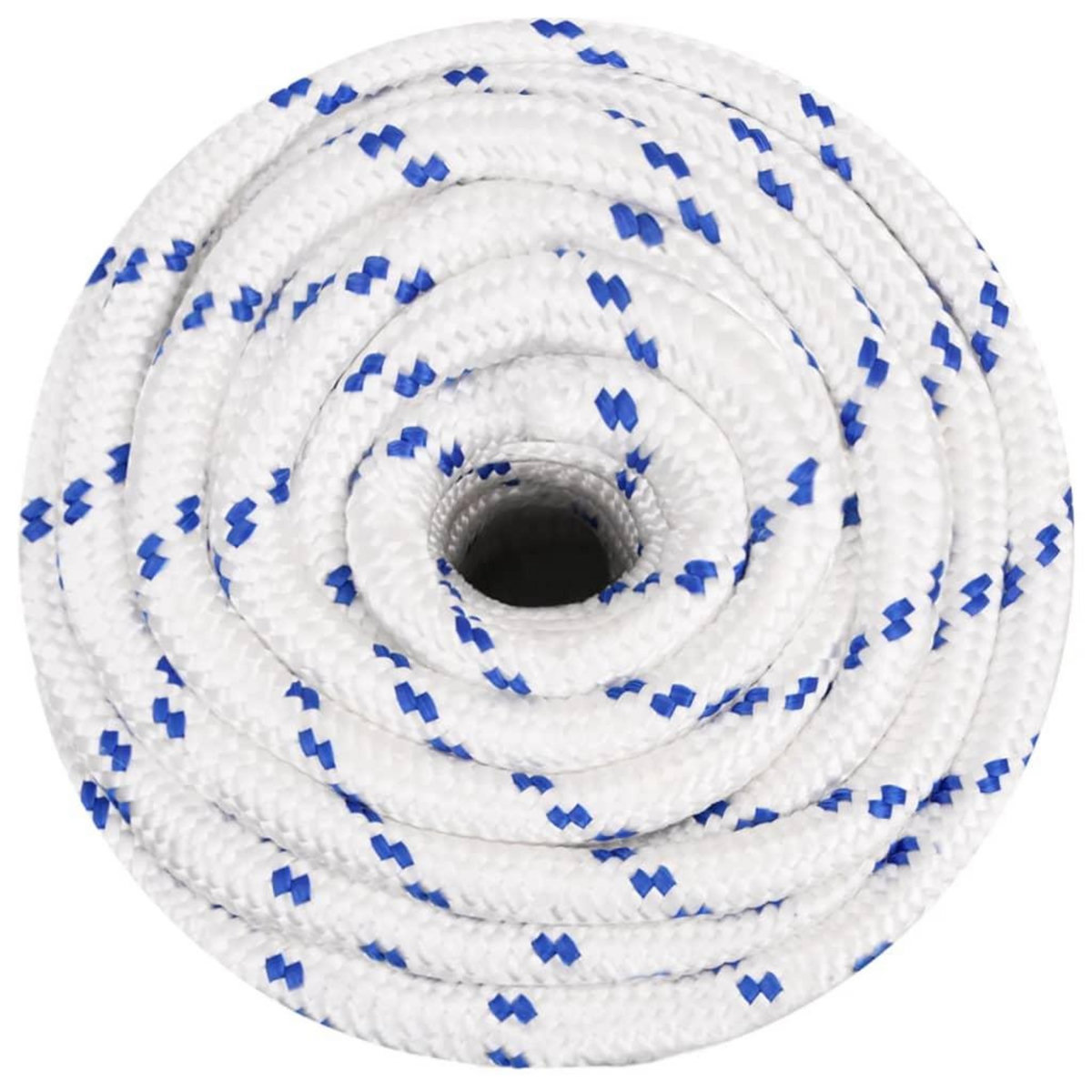 VIDAXL Corde de bateau Blanc 20 mm 25 m Polypropylene