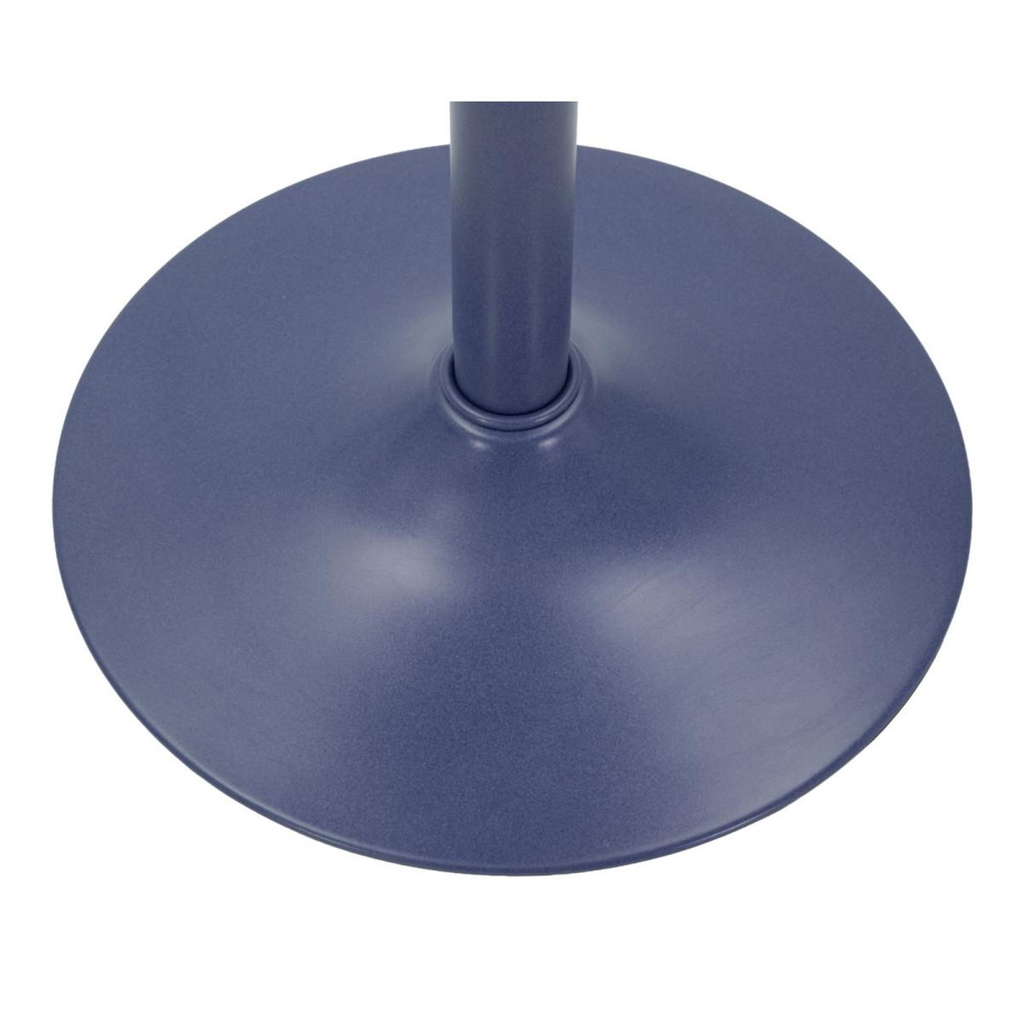 Voir la diapositive 4 : Paris Prix Table de bar en métal  clox  103cm bleu