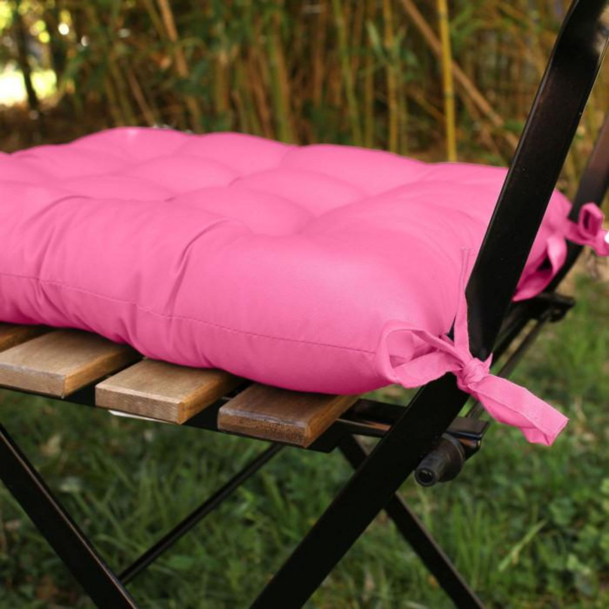 Paris Prix Galette de Chaise d'Extérieur  Costa  38x38cm Fuchsia