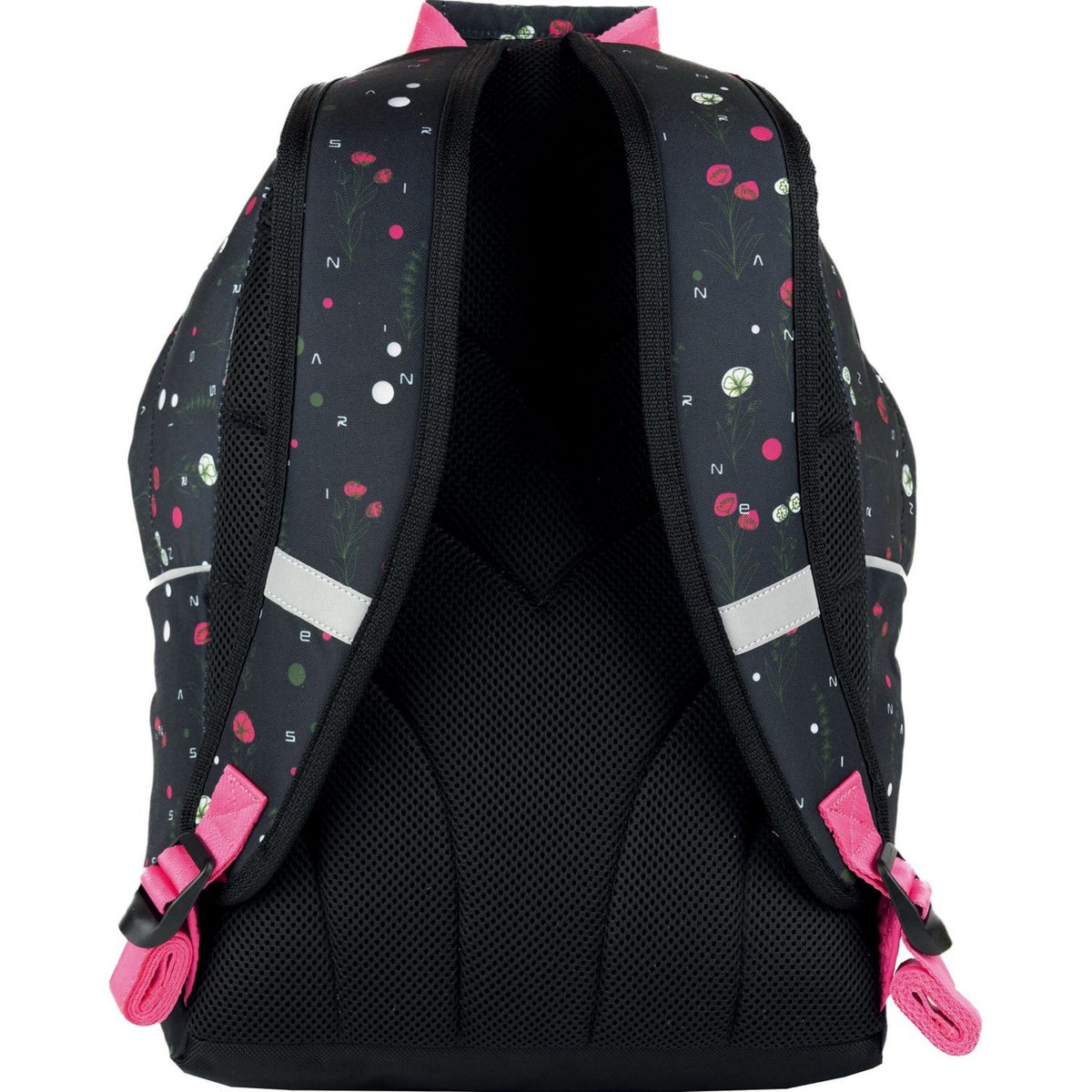 AIRNESS Sac à dos souple 1 compartiment noir et rose