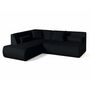 Voir la diapositive 2 : LISA DESIGN Onyx - canapé modulable d'angle gauche - 5 places - en velours côtelé