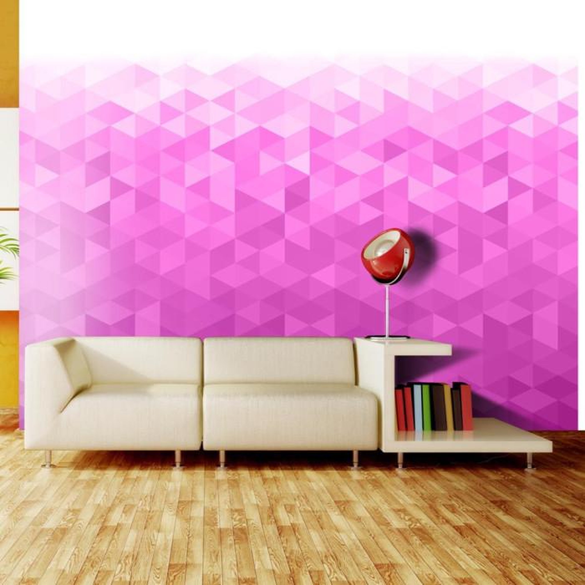 Paris Prix Papier Peint  PInk Pixel. Coloris disponibles : Multicolore