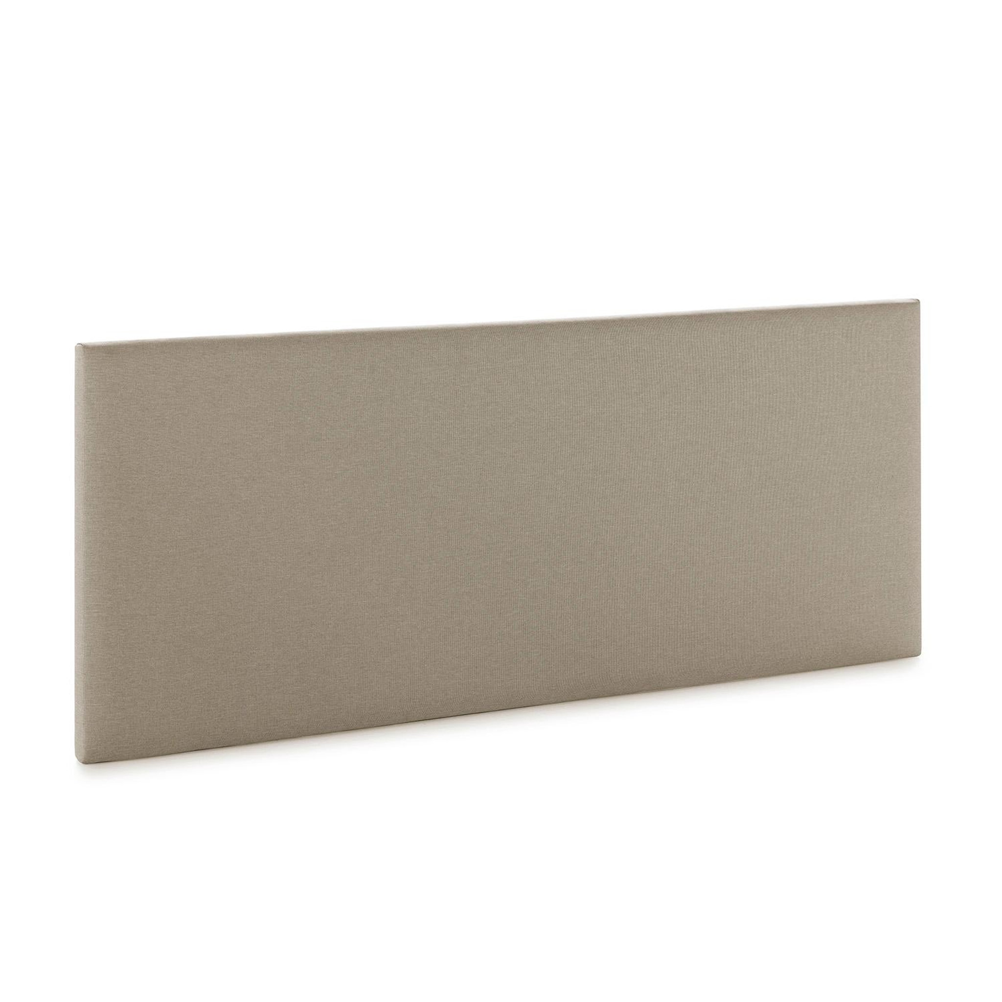VS VENTA-STOCK Tête de lit Aura tapissée en tissu Beige 140x60 cm