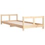 Voir la diapositive 3 : VIDAXL Cadre de lit pour enfants 80x200 cm bois de pin massif