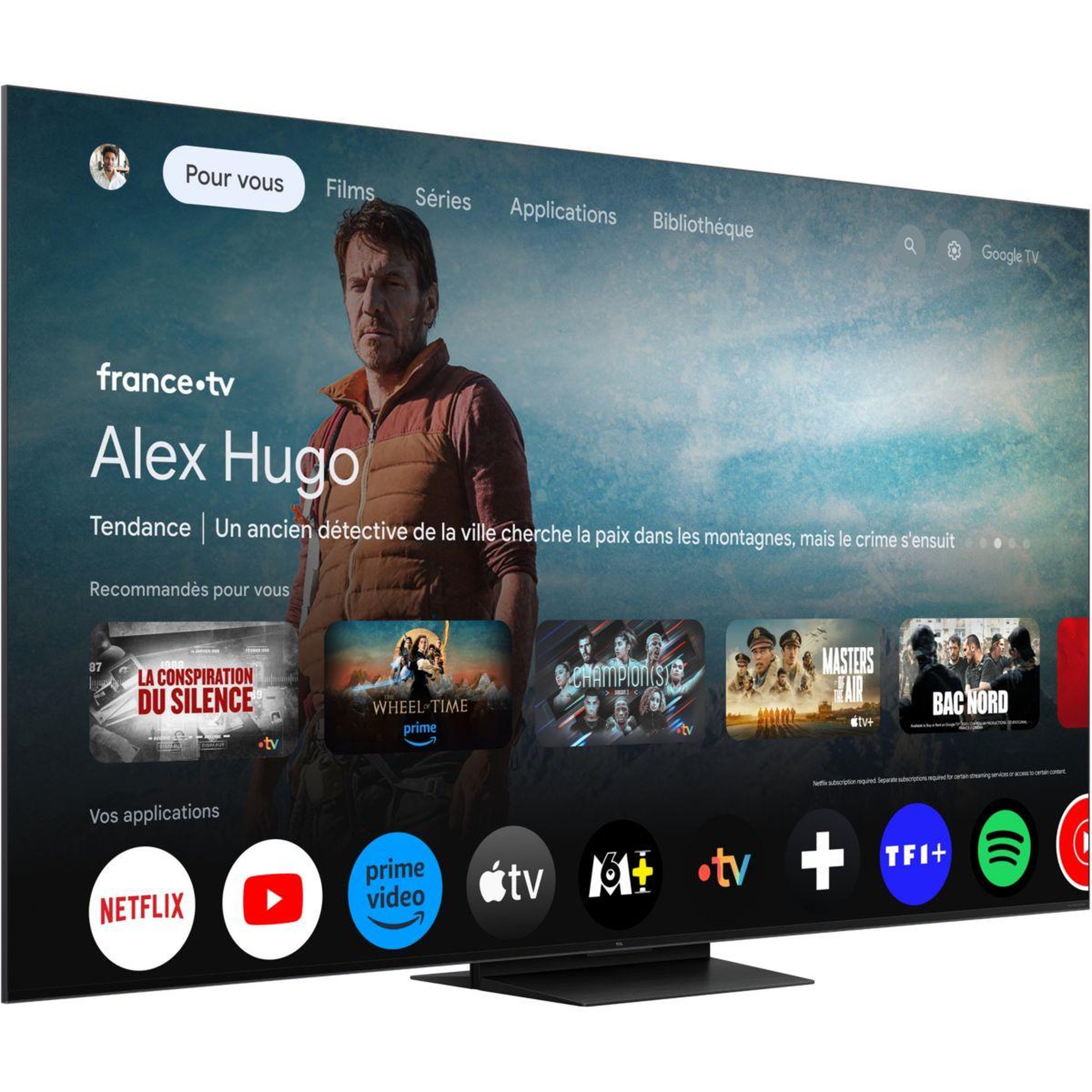 Voir la diapositive 3 : TCL TV Mini LED Mini LED Pro 85C79K 2025