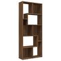 Voir la diapositive 2 : VIDAXL Bibliotheque Chene marron 67x24x161 cm Bois d'ingenierie
