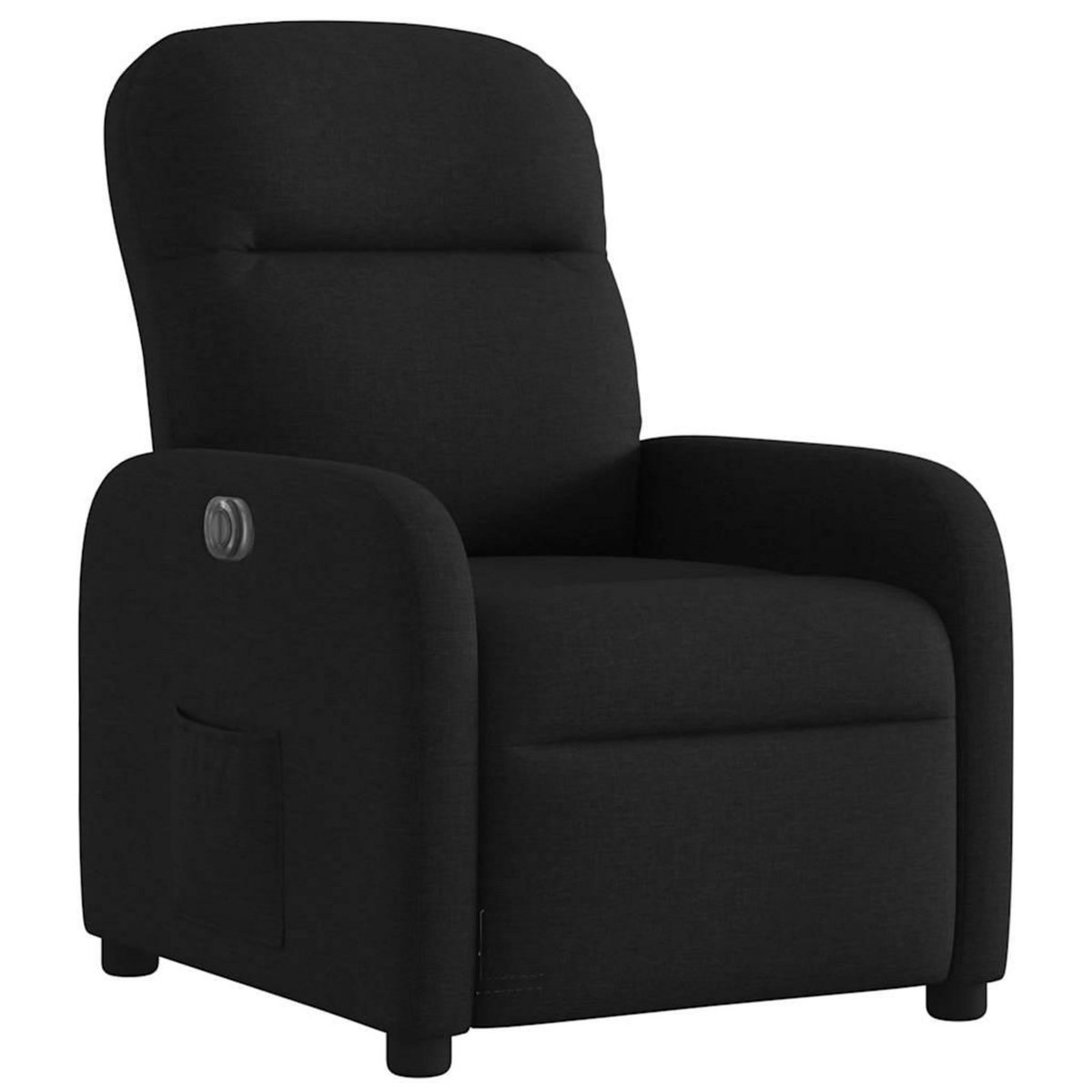VIDAXL Fauteuil inclinable electrique Noir Tissu