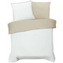 Voir la diapositive 3 : FUTURE HOME Parure de lit double bicolore