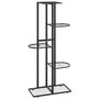 Voir la diapositive 2 : VIDAXL Support pour plantes 5 niveaux 43x22x98 cm Noir Metal
