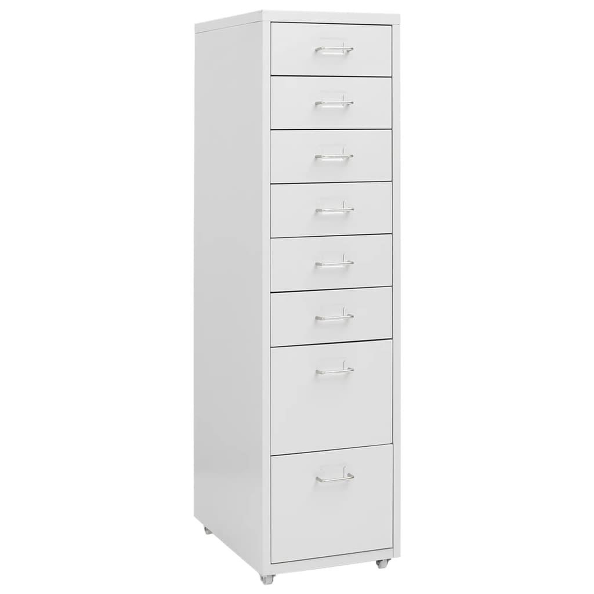 VIDAXL Classeur mobile Gris 28x41x109 cm Metal