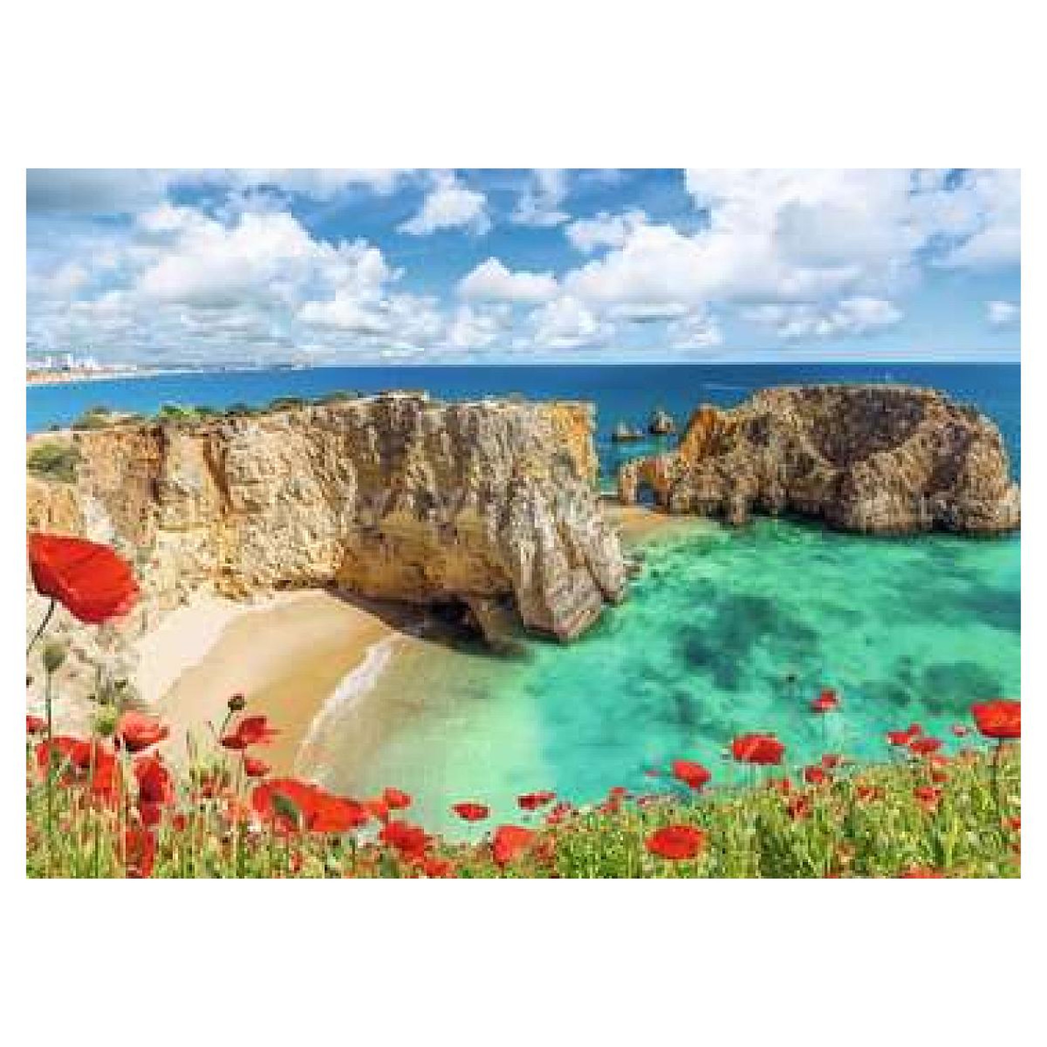 Voir la diapositive 2 : RAVENSBURGER Puzzle 1000 pièces - Le Charme de l'Algarve, au Portugal