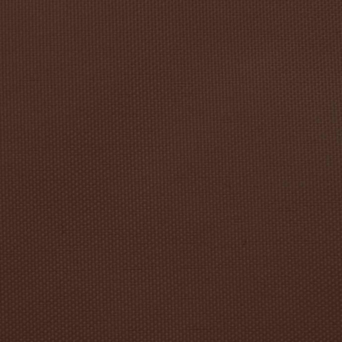 VIDAXL Voile de parasol Tissu Oxford trapeze 3/4x3 m Marron