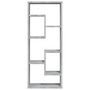 Voir la diapositive 3 : VIDAXL Etagere murale Sonoma gris 36x16x90 cm Bois d'ingenierie