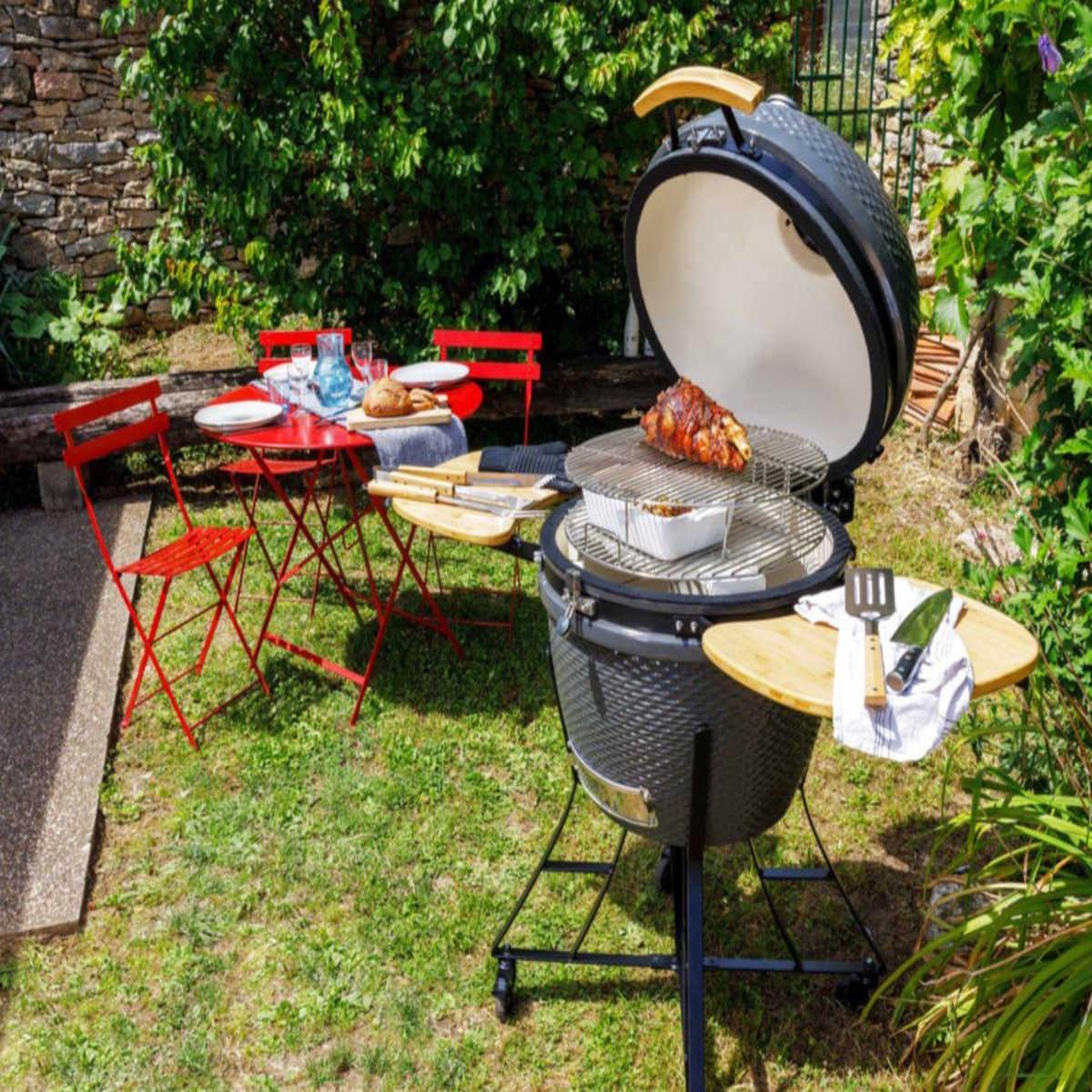 Voir la diapositive 5 : SOMAGIC Barbecue charbon kamado kamagic 24 - somagic