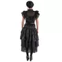 CHAKS Robe de bal noire - Mercredi - Fille - 13/14 ans (158 à 164 cm)