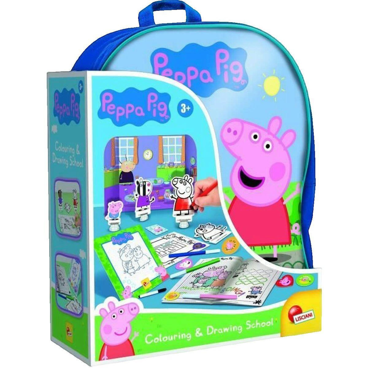 Peppa Pig Sac à dos éducatif Lisciani Giochi Peppa Pig coloré