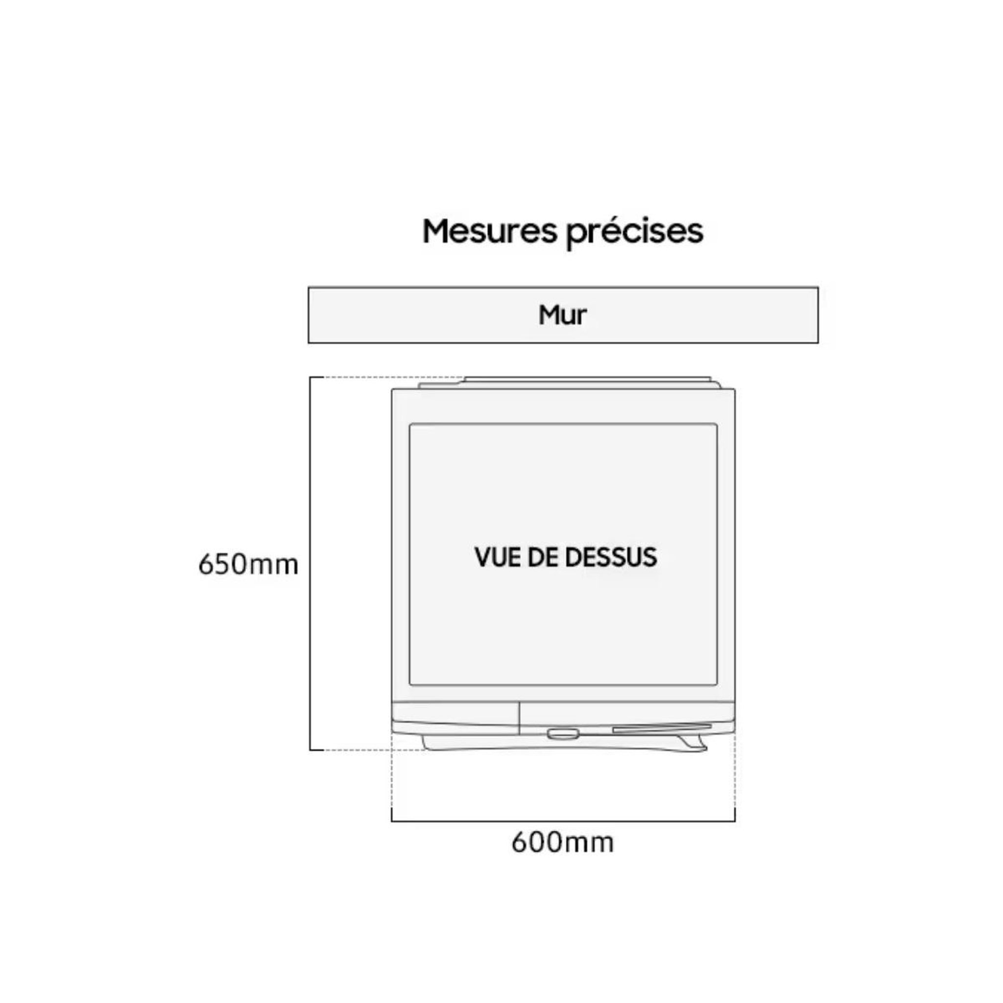 Voir la diapositive 4 : Samsung Sèche-linge pompe à chaleur 60cm 8kg blanc - DV80CGC0B0AE